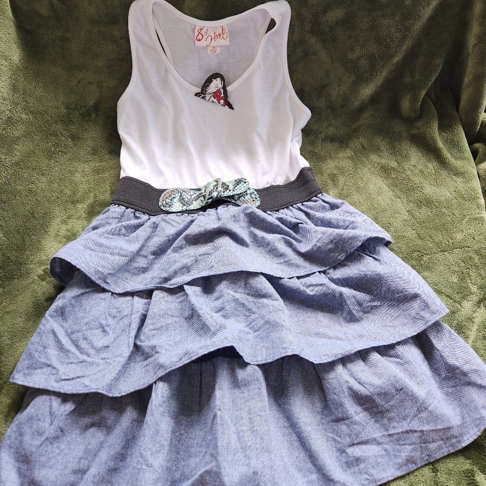 Brand New 8 of Hearts size 16 Dress with tags and belt